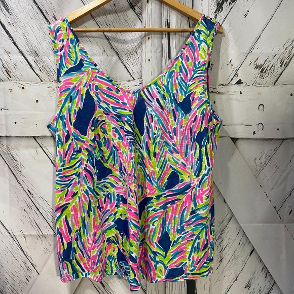 SOLD ❌Lilly Pulitzer Gigi top size xl - Picture 4 of 7